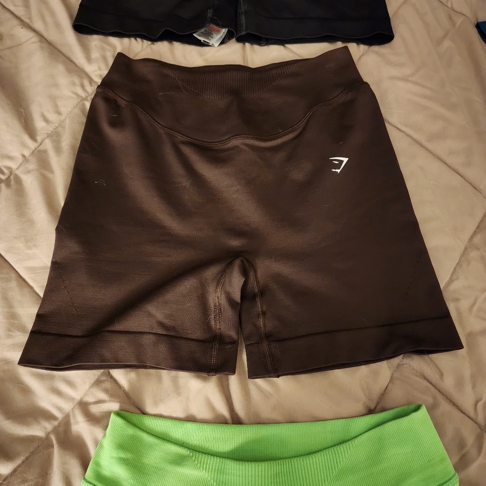SOLD. Gymshark Sweat sculpt shorts bundle of 3 - Picture 3 of 4